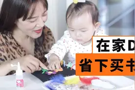 今天是超勤快的妈妈，给momo做了一本感官书，你也给宝宝做一本吧视频封面