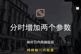 分时图只需增加两个参数，日内轻松高抛低吸！视频封面