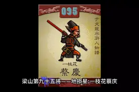 梁山第九十五将——地损星:一枝花蔡庆视频封面