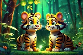 启蒙早教儿歌《两只老虎》#儿童动画 #宝宝儿歌 #宝宝早教儿歌视频封面