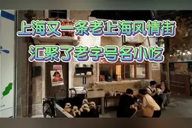 上海又多了一条老上海风情街，汇聚了老字号传统名小吃和时尚美食视频封面