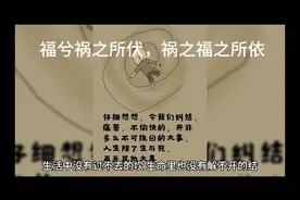 福兮祸之所伏，祸兮福之所依视频封面