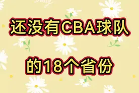 还没有CBA球队的18个省份，有你的家乡吗?视频封面