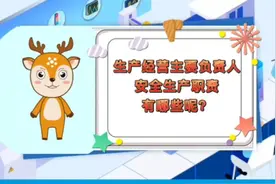 生产经营单位主要负责人安全生产7项职责释义视频封面