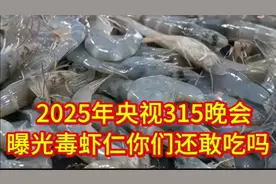 2025年央视315晚会揭秘毒虾仁事件你们还敢吃虾吗！视频封面