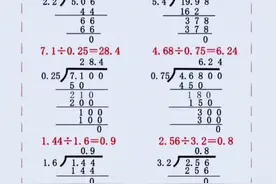 #五年级 上册数学计算步骤越来越复杂，每天坚持打卡练习，提升计算能力，夯实数学基础！#口算#口算速算#口算练习册推荐#数学思维视频封面
