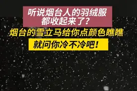 3月28日，山东烟台，听说你们的羽绒服都收起来了？#莱州下雪 #降温降雪 #三月飘雪视频封面