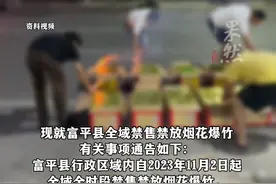 陕西富平自2023年11月2日起， 全面禁售禁放烟花爆竹视频封面