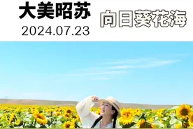 “心若向阳花自开，我们努力变好，该来的一定会来。”#昭苏 #旅行推荐官 #苏韵伊情那拉提 #向日葵花海