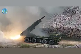 “量大管饱！”解放军远箱火实弹演练，精准打击模拟台天然气站！图片