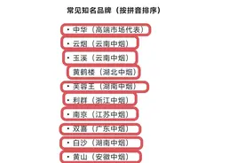 Deepseek告诉你：中国十大香烟排行榜，你抽的烟上榜了吗？图片