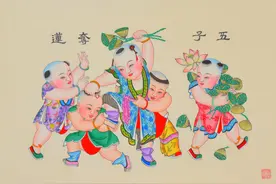 乾隆看年画图片