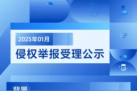 抖音2025年1月侵权举报受理公示图片