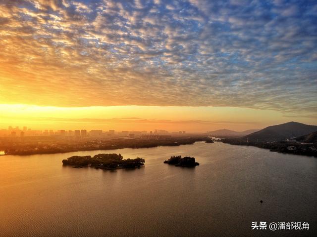 空中看蠡湖四时风光，尽显无锡大美山水之城