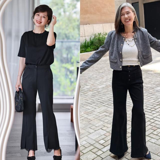 建议下半身胖的女人，尽量不要穿阔腿裤和无痕裤，换成这些更显瘦