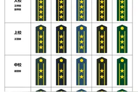 我国军衔的级别怎么分，（主要讲下抗扛的是什么如星，麦穗等）?图片