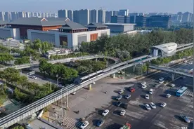 西安云巴发布客流疏导温馨提醒图片