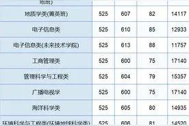 中国地质大学(武汉)2024年在湖北分专业录取分数线及位次图片