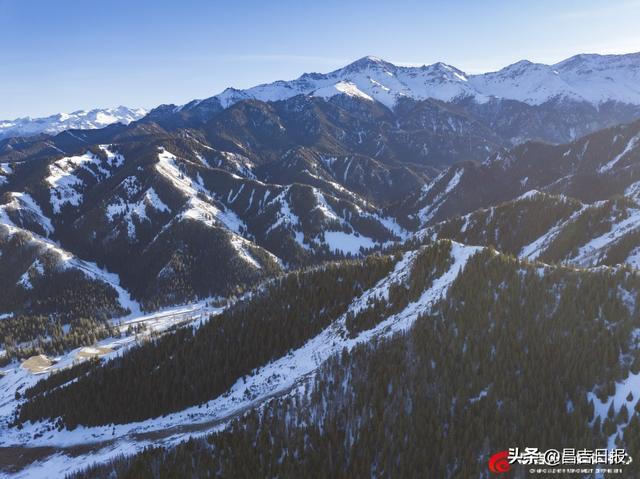 吉木萨尔渭户沟：雪落山林披银装 冬日画卷藏诗意