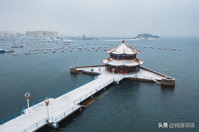 值吗！有人专程为雪中栈桥去一次青岛。