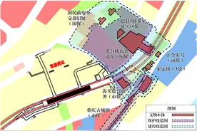 18号线渝中区延伸段工程，行走在密集文物之间图片