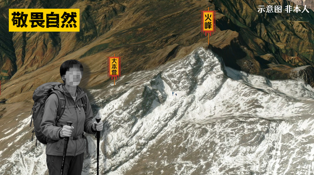 六旬夫妻徒步雪岭火峰，妻子走在前面坠崖遇难，经验反而害了她