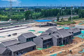 京昆高速秦渡服务区9月底“开门”迎客图片