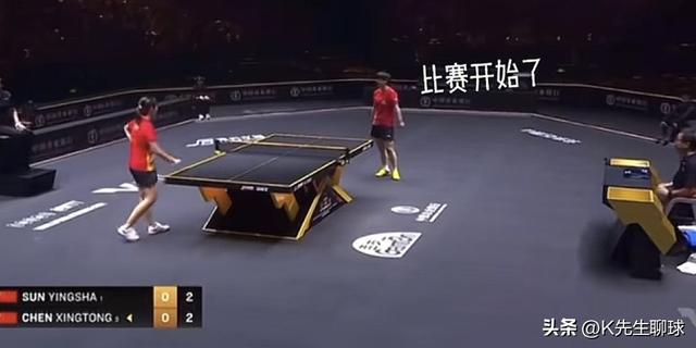 孙颖莎战胜陈幸同 比赛时一个举动引发争议 没想到莎莎抽自己耳光！