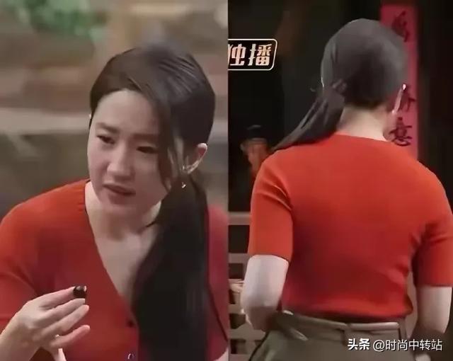 38岁的刘亦菲，像中年妇女，圆润了不少，和普通人一样有点丰润
