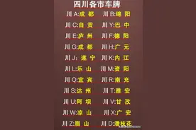 四川各市车牌，收藏起来看看吧图片