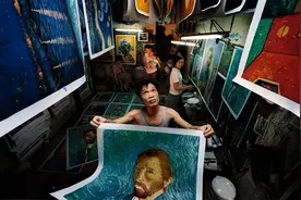 8000农民工“造假名画”，卖往全球赚上千万，领头人被称中国梵高图片