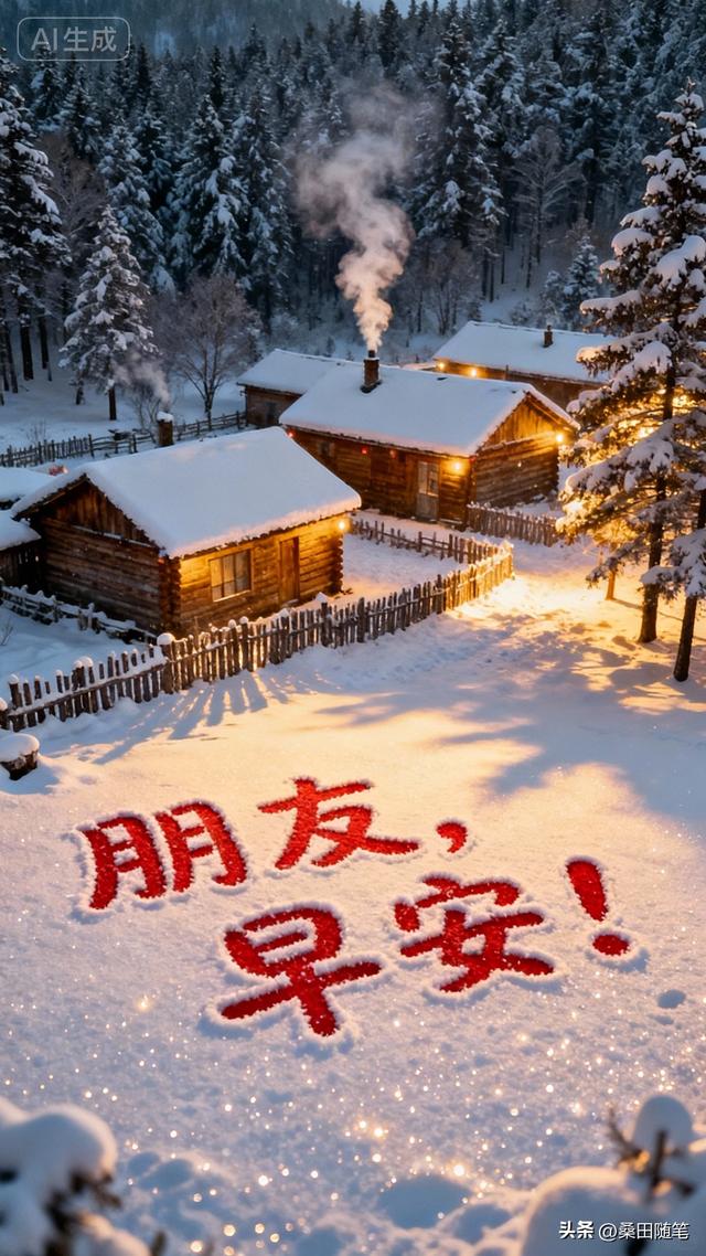 早安，雪乡的早晨（精美图片免费收藏）