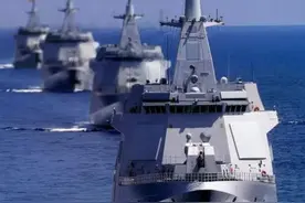 中国新一代驱逐舰，9000吨王牌，追赶美国，到底有多强悍？图片