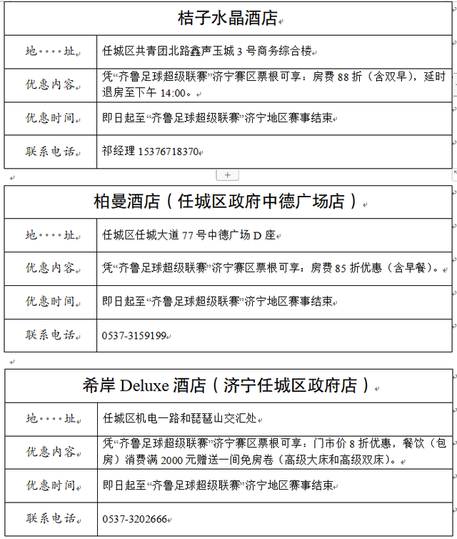 济宁球迷内部福利流出！一张票根=一张“任城畅玩卡”！