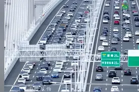 太牛了！深中通道开通，规模震惊老外，网友：当天过路费上1000万图片