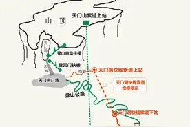 张家界天门山景区：3月5日-3月13日，天门洞快线索道停运检修图片
