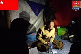 缅甸武装称：抓获军方一名跳伞逃生的飞行员图片