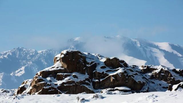 新疆怪石峪的冬天原来是这样！