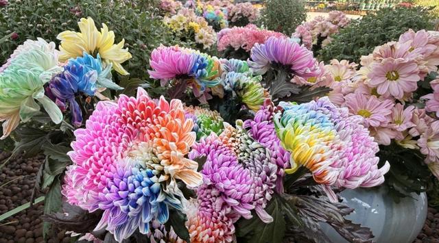 沧州园博园首届菊花展开幕，近千种菊花等你来赏