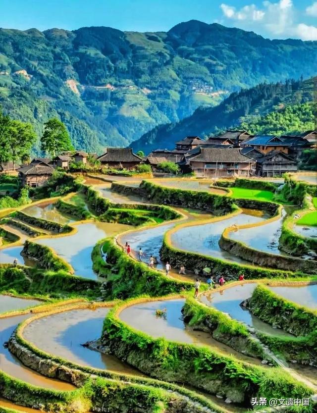 世界文化遗产里的大地艺术：全球三大绝美梯田，云山秘境桃花源