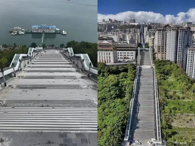 重庆巫山县建成世界最长扶梯，此前爬楼梯爬到怀疑人生