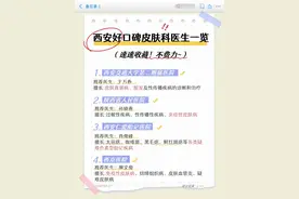 不费力！西安好口碑皮肤科医生一览图片