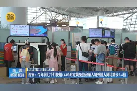 西安：今年前七个月使用144小时过境免签政策入境外国人同比增长2.4倍图片