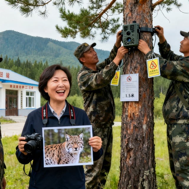 大兴安岭惊心动魄20秒！女摄影师与“屠狼机器”猞猁的生死对视
