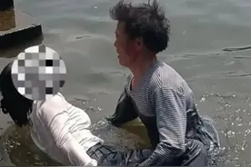 浙江大叔20秒勇救落水者后续：获表彰嘉奖！女孩携家人上门感谢！图片