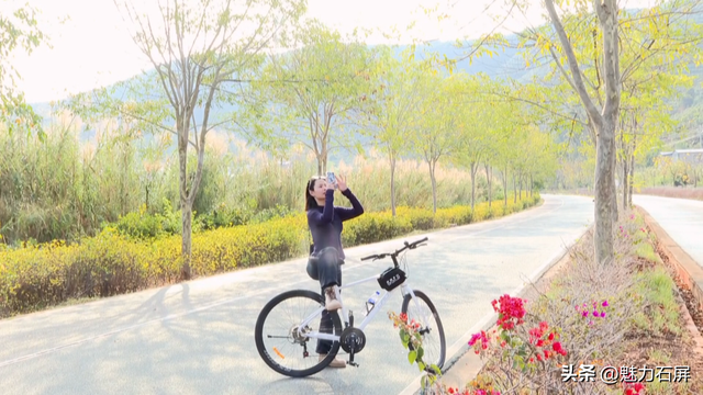 风有约 花不误 | 在异龙湖，骑进春天的画卷里