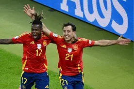 西班牙2:1战胜英格兰，夺得2024欧洲杯冠军，系史上第4次捧杯图片