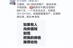 职业背债人，卖征信一月赚百万？干一单就上岸，背后深坑害人不浅图片