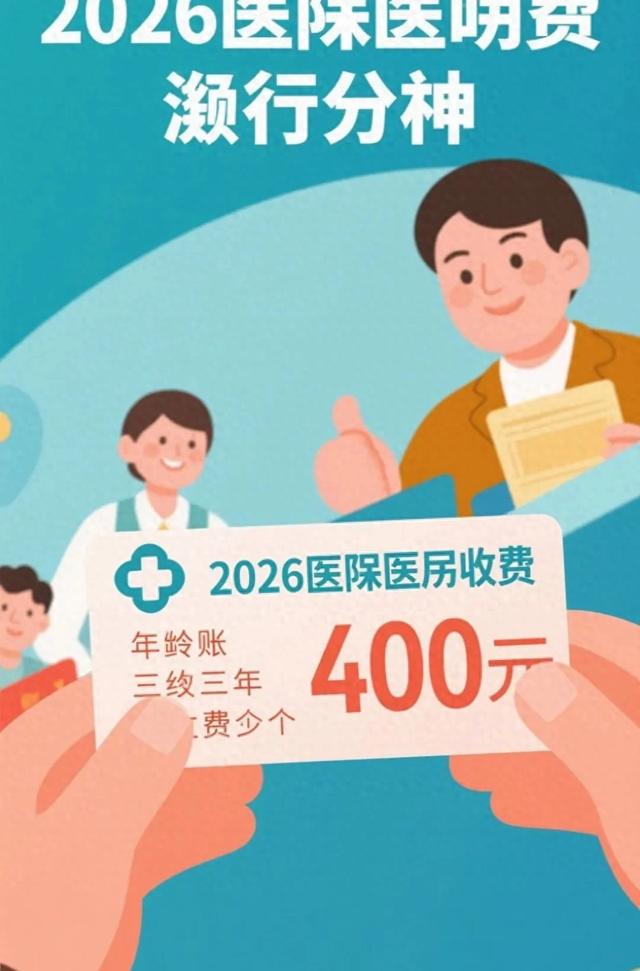 2026城乡居民医保缴费已启动：去年缴400元，今年该交多少？