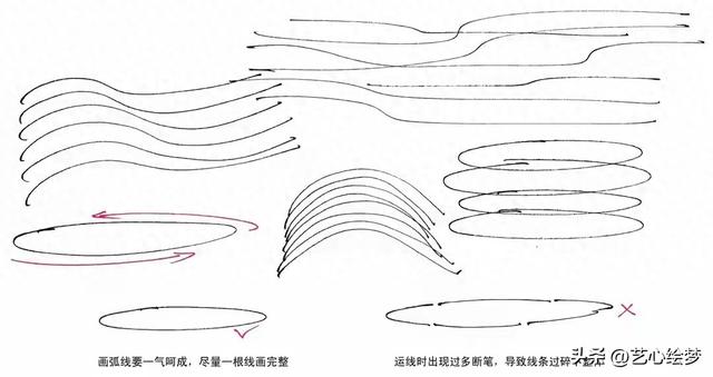 怎么画鱼（想学画画没人教老师教你先从排线开始学）